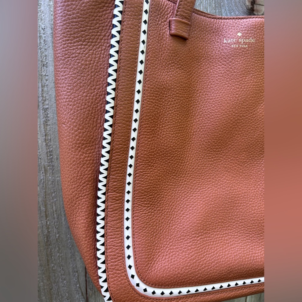 Kate Spade Sheffield Dorma Tote in Warm Cognac - Picture 2 of 11
